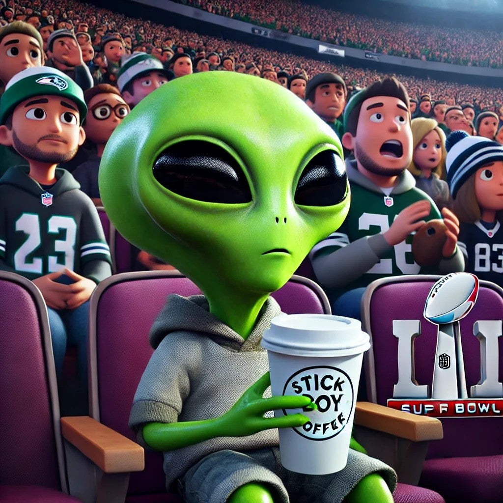 The Super Bowl and Stickboy Coffee!